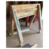 Pair of sawhorses