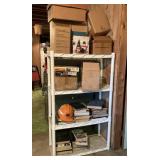 Shelving unit & contents