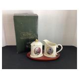 Thomas Kinkade sugar & creamer set