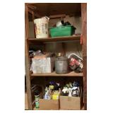 Basement shelf section cleanout