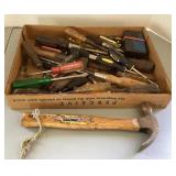 Screwdrivers, hammer, chisels & more