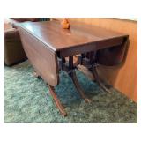 Drop leaf table & napkin holder