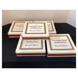5 boxes of Avon Cape Cod dessert plates, 10