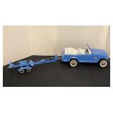 Tonka Jeepstar & boat trailer