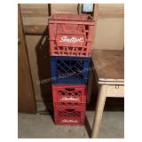 4 milk crates