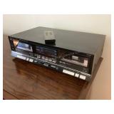 Fisher Stereo Double Cassette Deck, powers up