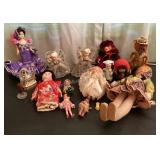 Vintage dolls, Made in Japan graduate figurine,