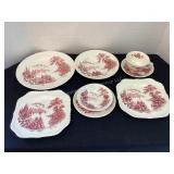 Castle on the Lake, Johnson Bros. serving set
