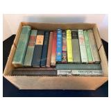 19 vintage hard cover books