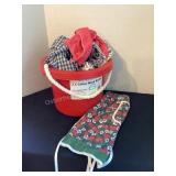 Bucket of Aprons