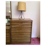 MCM 5 Drawer Dresser with 26" lamp