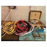 Electrical cords, hose, gauges, hardware, valves