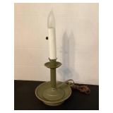 Vintage Metal Dresser Lamp, 16' tall