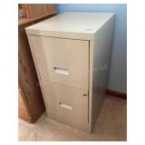 2 Drawer Metal File Cabinet