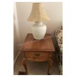 End table & lamp