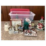 Tote of Christmas Decor