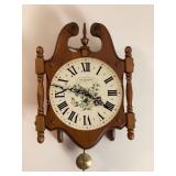 New England Clock, 13x4x20' tall, has key