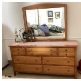 7 drawer dresser with mirror & more
