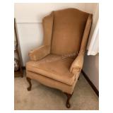 High back accent chair