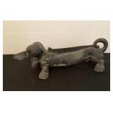 Cast Iron Dog Boot Scraper, 13' long