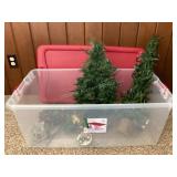 Tote of Christmas, table top trees