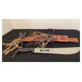19' Incolma Machete with leather sheath
