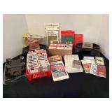 Card Shufflers, cards, tally sheets & more