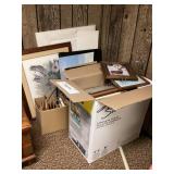 Corner of frames, matting material & more