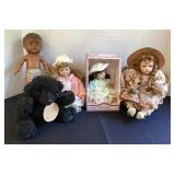 1956 Sun Rubber doll, porcelain dolls, musical