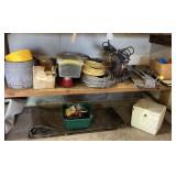 Barn shelf & floor cleanout