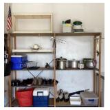 Shelving Unit & Contents