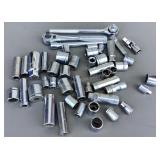 Random 3/8 drive SAE sockets & more