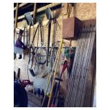 Barn wall cleanout