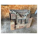 HEAVY Steel Tractor Weight Box & Weights