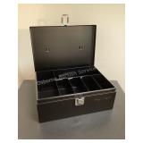 First Alert cash box with keys