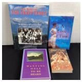 4 signed books, authors include Anderson,
