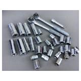 3/8th drive metric sockets, random pieces