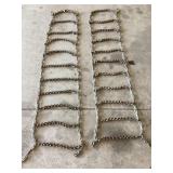 Garden tractor tire chains, appx. 56x14'