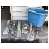 Bucket of cement tools