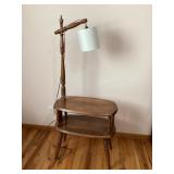 End Table Floor Lamp Combo