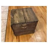 Wood storage accent box, 12x13x13'tall