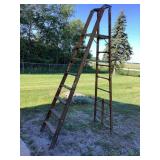Gold Medal 8ï¿½ Wood Ladder, solid