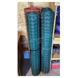 Green & Orange Snow fence, 4 rolls