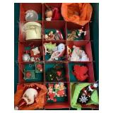 Tote of Christmas Ornaments