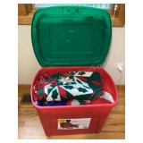 Tote of Christmas Decor
