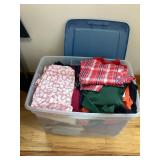 Tote of ladies clothes; L.L. Bean tops & more