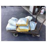 Flatbed cart & 12-12-12 fertilizer