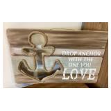 Drop Anchor Wall Art, 23 3/4x15 1/2'