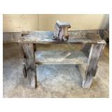 Craftsman 3 3/4' vise on stand