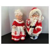 Hand made vintage Mr & Mrs Claus